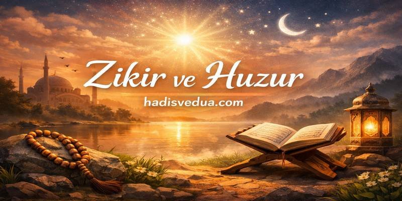 Zikir Çeken Müslüman Elleri ve Tesbih Görseli